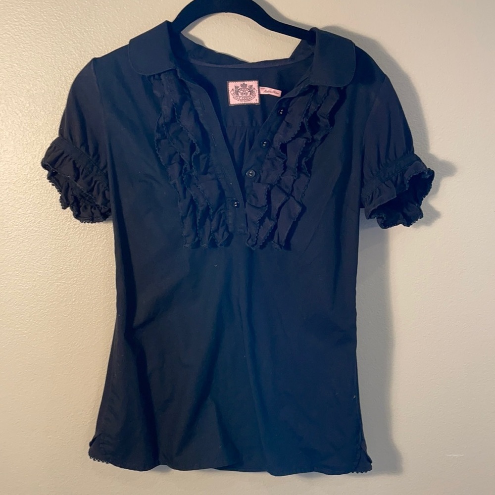Juicy Couture black blouse - size 2